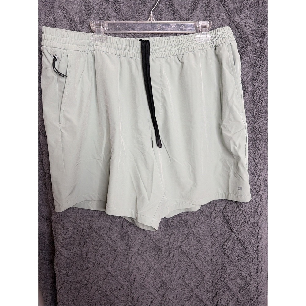 Gap Mens Pull On Shorts 2XL Green Drawstring Stretch Waistband Comfort Pocket